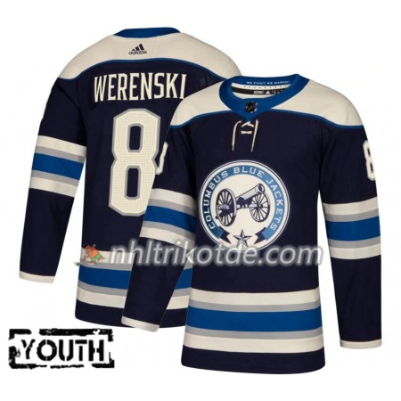 Columbus Blue Jackets Trikot Zach Werenski 8 Adidas Alternate 2018-19 Authentic - Kinder